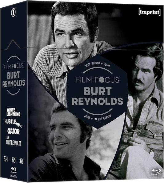 Film Focus - Burt Reynolds Blu-Ray [White Lightning, Hustle, Gator, I am Burt Reynolds] Imprint Limited Edition