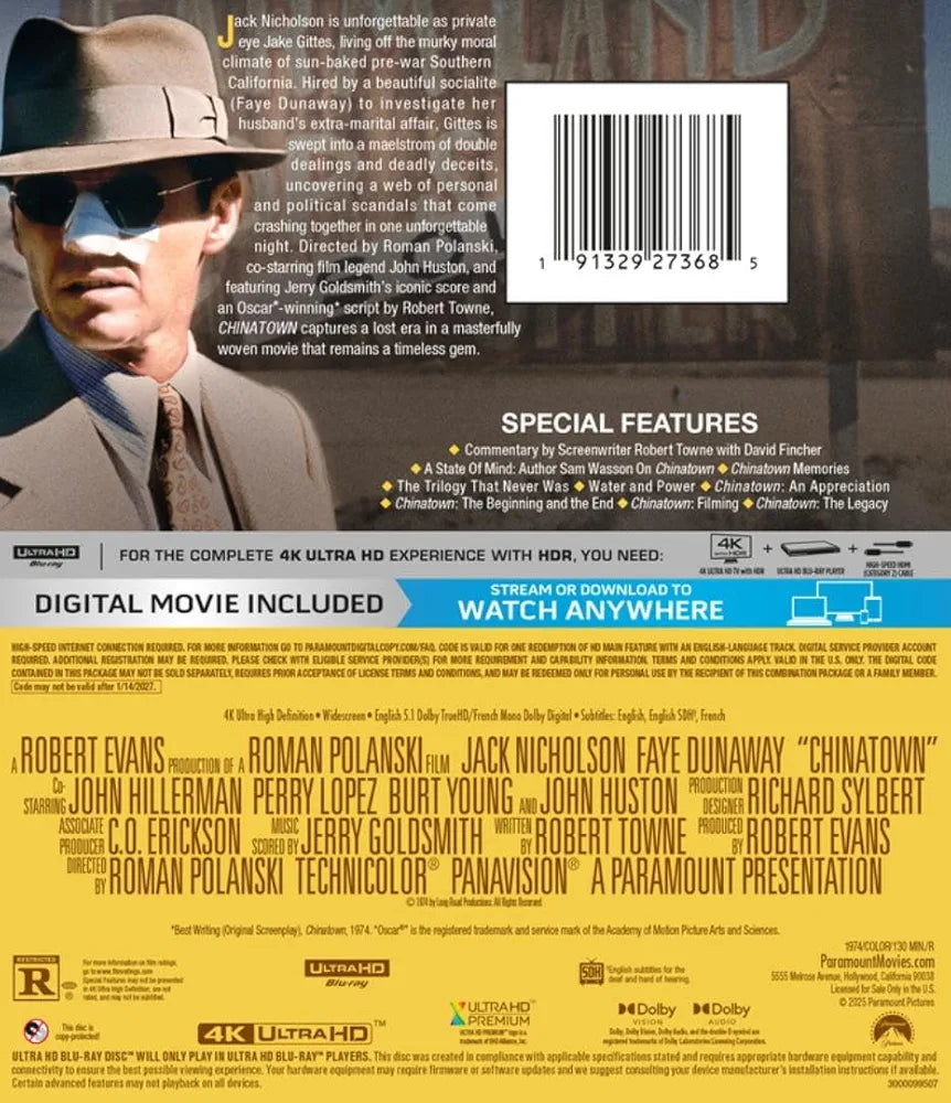 Chinatown [4K UHD + Digital Copy]